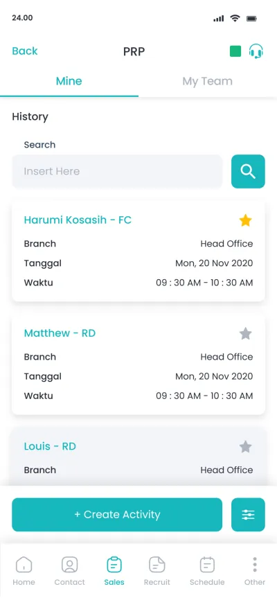 Activity Mgmt System (AMS) — screenshot 4 of 6